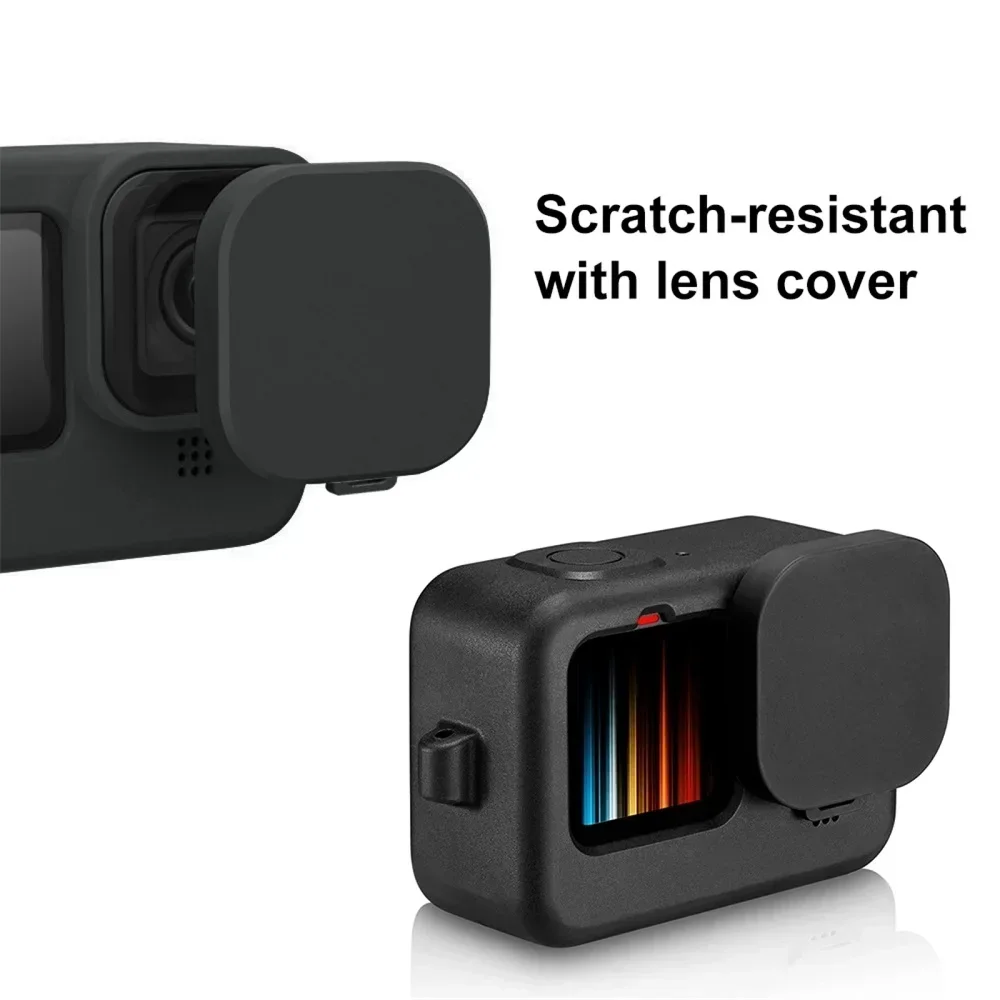 For GoPro HERO12 Soft Silicone Protective Housing Case Cover with Wrist Strap Lens Cover For GoPro 12 11 10 9 Accessory
For GoPro HERO12 Soft Silicone Protective Housing Case Cover with Wrist Strap Lens Cover For GoPro 12 11 10 9 Accessory