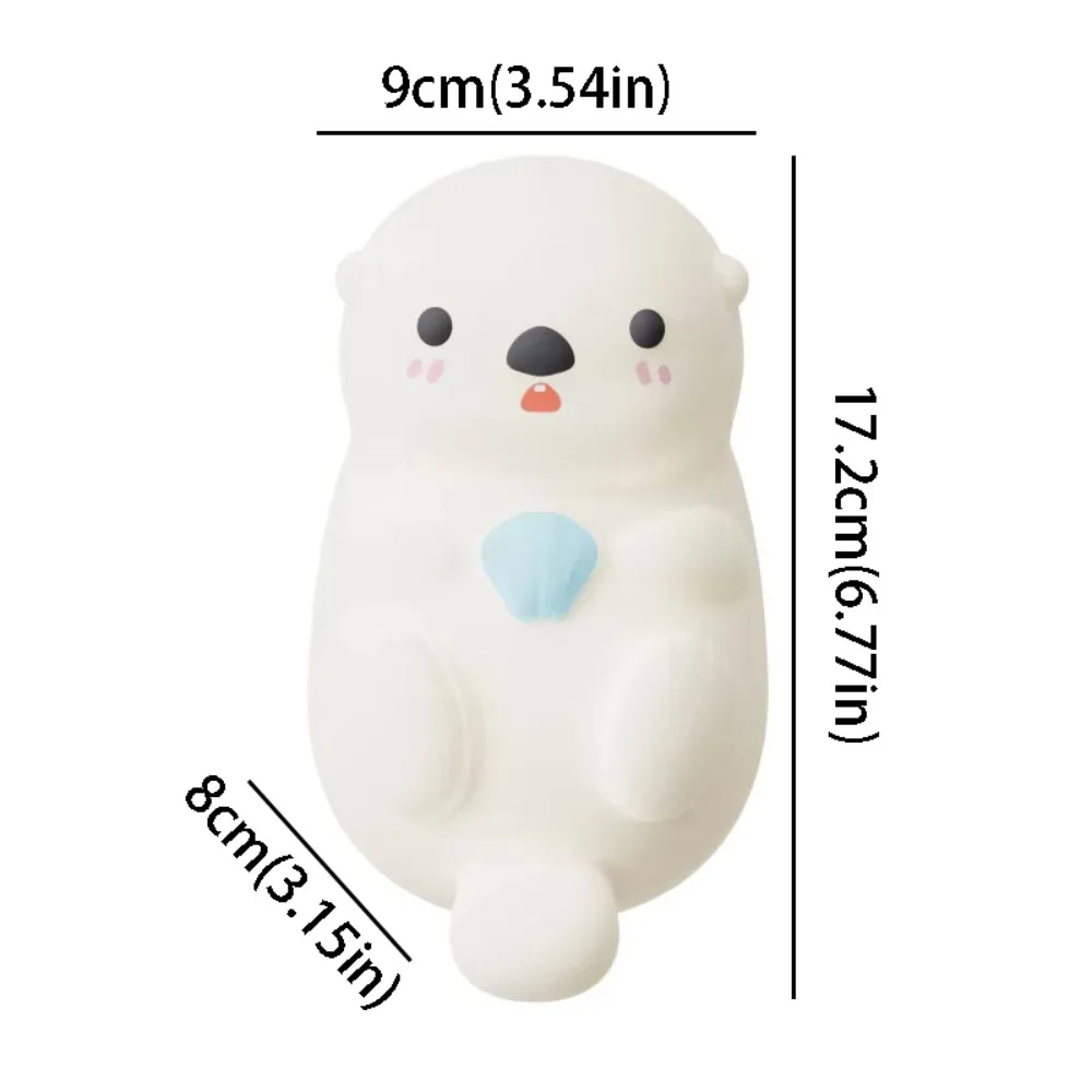 USB Rechargeable Otter Night Light Timer Adjustable Touch Control Bedside Lamp Rechargeable Timing Cute Silicone Sleep Companion
USB Rechargeable Otter Night Light Timer Adjustable Touch Control Bedside Lamp Rechargeable Timing Cute Silicone Sleep Companion