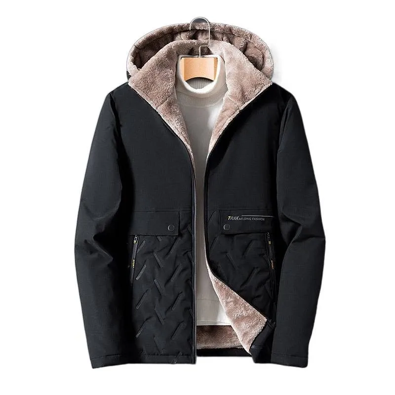 Winter Large-Sized Dad Coat for Men Cotton-Padded Jacket with Fleece Thickened Lambskin Middle-Aged and Elderly Warm Outerwear
Winter Large-Sized Dad Coat for Men Cotton-Padded Jacket with Fleece Thickened Lambskin Middle-Aged and Elderly Warm Outerwear