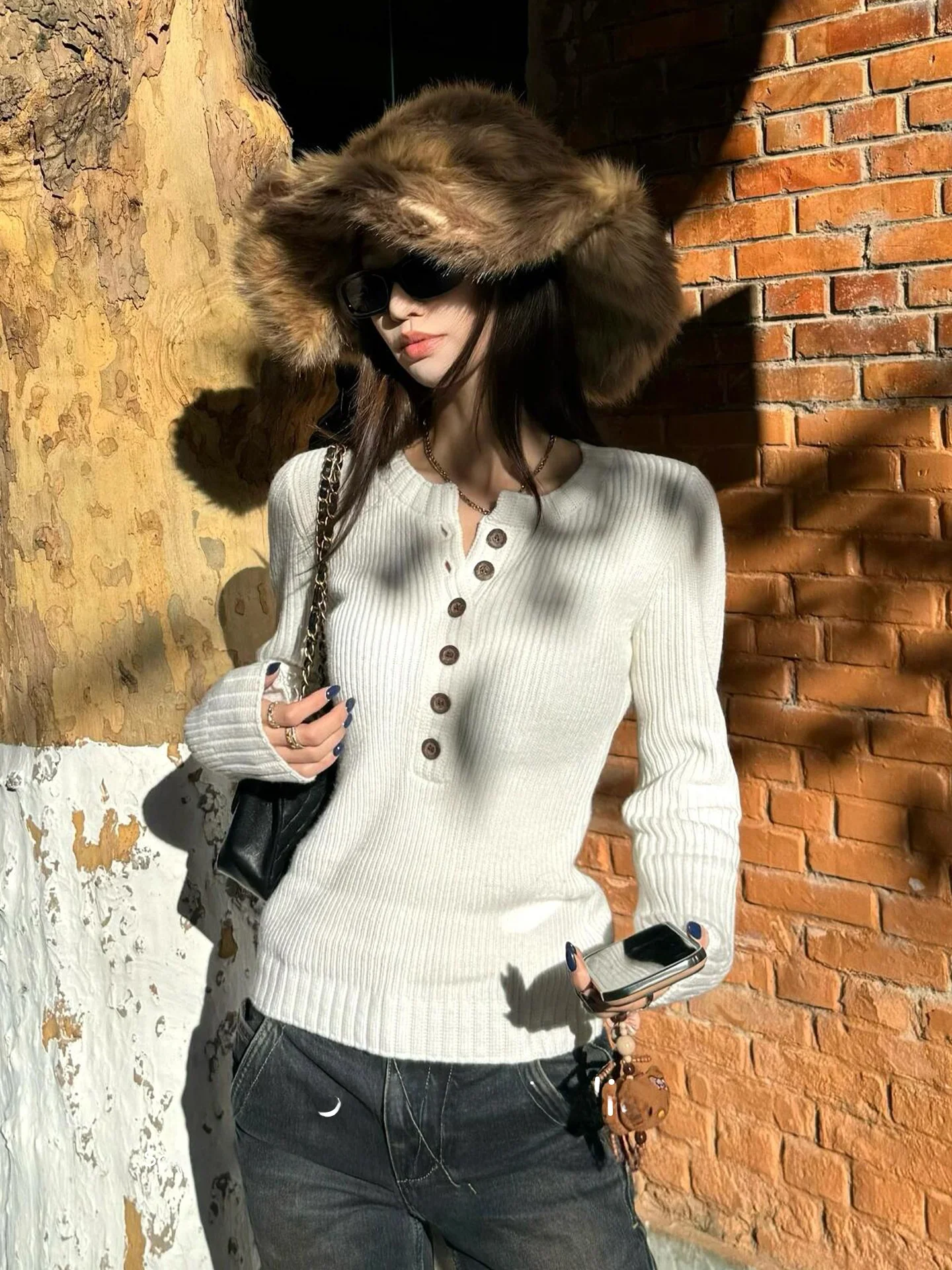 Retro American Sle Women's Knitwear V-Ne Long Sve Slim Fit Base Layer irt Early Spring Ci Walk Suitable for 8-24 ...
Retro American Sle Women's Knitwear V-Ne Long Sve Slim Fit Base Layer irt Early Spring Ci Walk Suitable for 8-24 ...