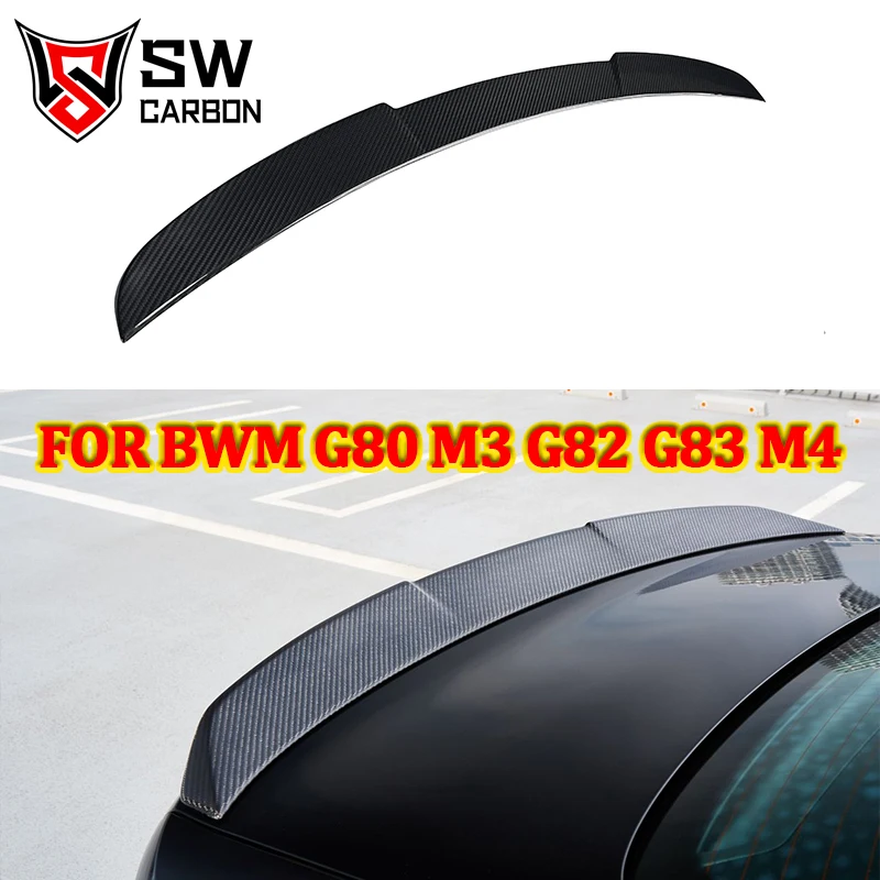 High quality BMW G80 M3 G82 M4 carbon fiber 3D rear wing splitter tailgate rear lip spoiler upgrade body kit
High quality BMW G80 M3 G82 M4 carbon fiber 3D rear wing splitter tailgate rear lip spoiler upgrade body kit