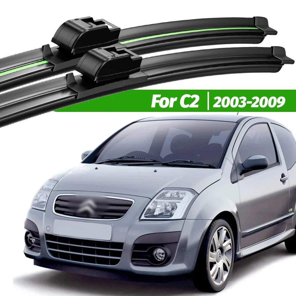 For Citroen C2 2003-2009 2pcs Front Windshield Wiper Blades 2004 2005 2006 2007 2008 Windscreen Window Accessories
For Citroen C2 2003-2009 2pcs Front Windshield Wiper Blades 2004 2005 2006 2007 2008 Windscreen Window Accessories