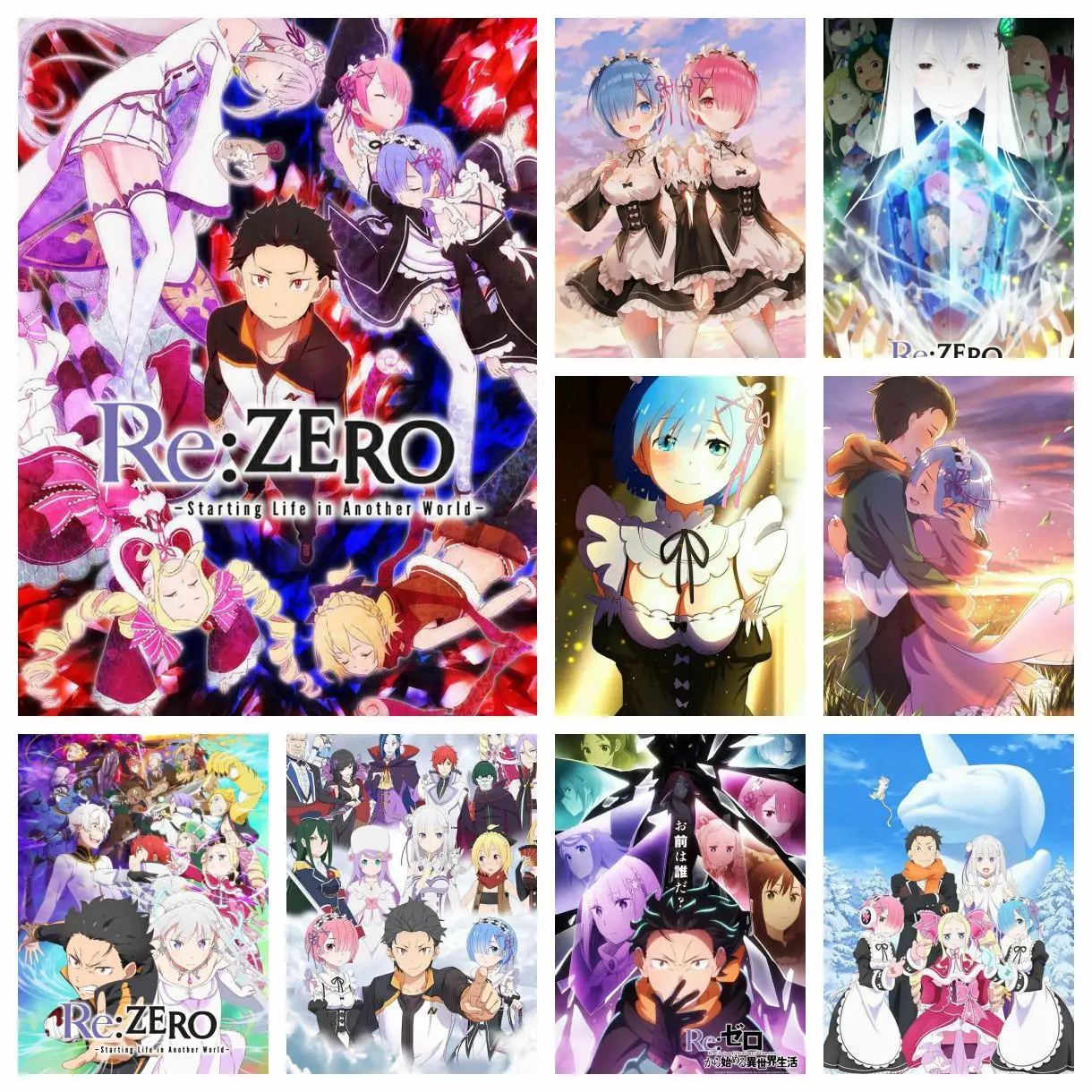 Japanese Anime Re:Zero 5D DIY Full Round Diamond Painting Home Living Room Bedroom Bar Aesthetic Decoration
Japanese Anime Re:Zero 5D DIY Full Round Diamond Painting Home Living Room Bedroom Bar Aesthetic Decoration