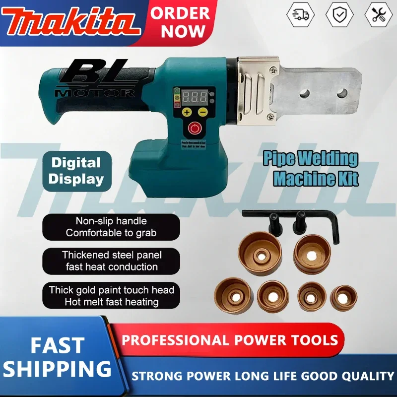 Аккумуляторный аппарат для сварки труб Makita: паяльник для PPR/PE труб, нагреватель для пластиковых труб, без батареи
Аккумуляторный аппарат для сварки труб Makita: паяльник для PPR/PE труб, нагреватель для пластиковых труб, без батареи