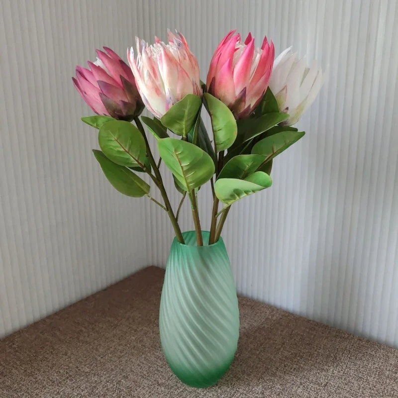 Photo zone Prop Decorative 3/5/7pcs Protea of Bouquet for Wedding Venue Arrangement Decor Resturant Table Accessories Decoration 
Photo zone Prop Decorative 3/5/7pcs Protea of Bouquet for Wedding Venue Arrangement Decor Resturant Table Accessories Decoration