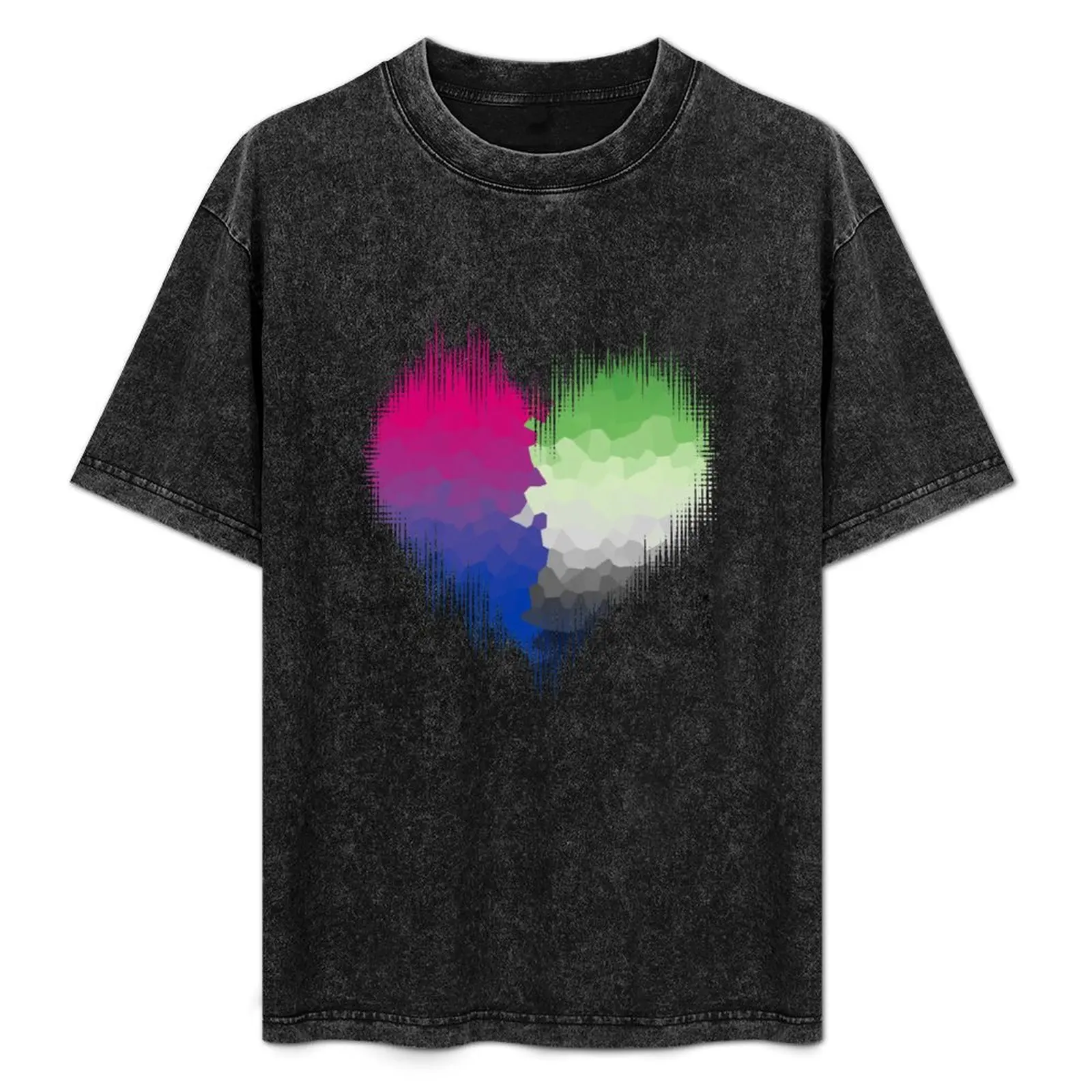 Aromantic Bisexual Glitch Heart T-Shirt Mechanic Work Tee Shirt
Aromantic Bisexual Glitch Heart T-Shirt Mechanic Work Tee Shirt