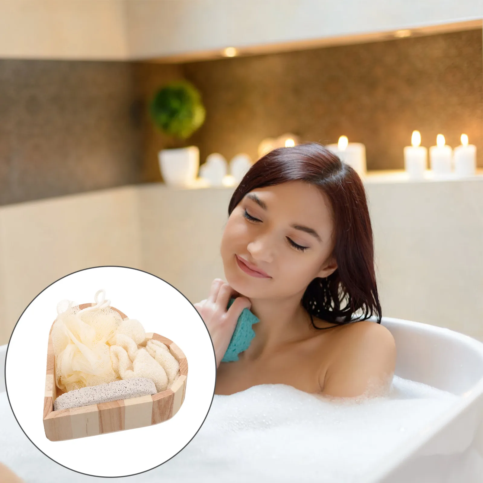 1Set Heart-Shaped Bathing Scrubber Set Eco-Friendly Skin-Safe Exfoliating Body Cleansing Tools for Gentle Daily Shower Use
1Set Heart-Shaped Bathing Scrubber Set Eco-Friendly Skin-Safe Exfoliating Body Cleansing Tools for Gentle Daily Shower Use