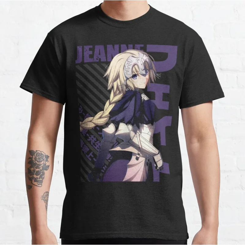 Fate-Jeanne d'arc, милая аниме-кавайная видеоигра, судьба, ночь, футболка с короткими рукавами и круглым вырезом, большие размеры, топы для взрослых, S-6xl
Fate-Jeanne d'arc, милая аниме-кавайная видеоигра, судьба, ночь, футболка с короткими рукавами и круглым вырезом, большие размеры, топы для взрослых, S-6xl