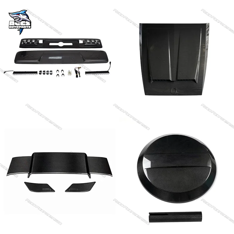 Dry Carbon Fiber B Style Body Kit for Mercedes Benz G Class W463 W464 Roof Light Spotlight Rear Spoiler Tire Cover Hood Bodykit
Dry Carbon Fiber B Style Body Kit for Mercedes Benz G Class W463 W464 Roof Light Spotlight Rear Spoiler Tire Cover Hood Bodykit