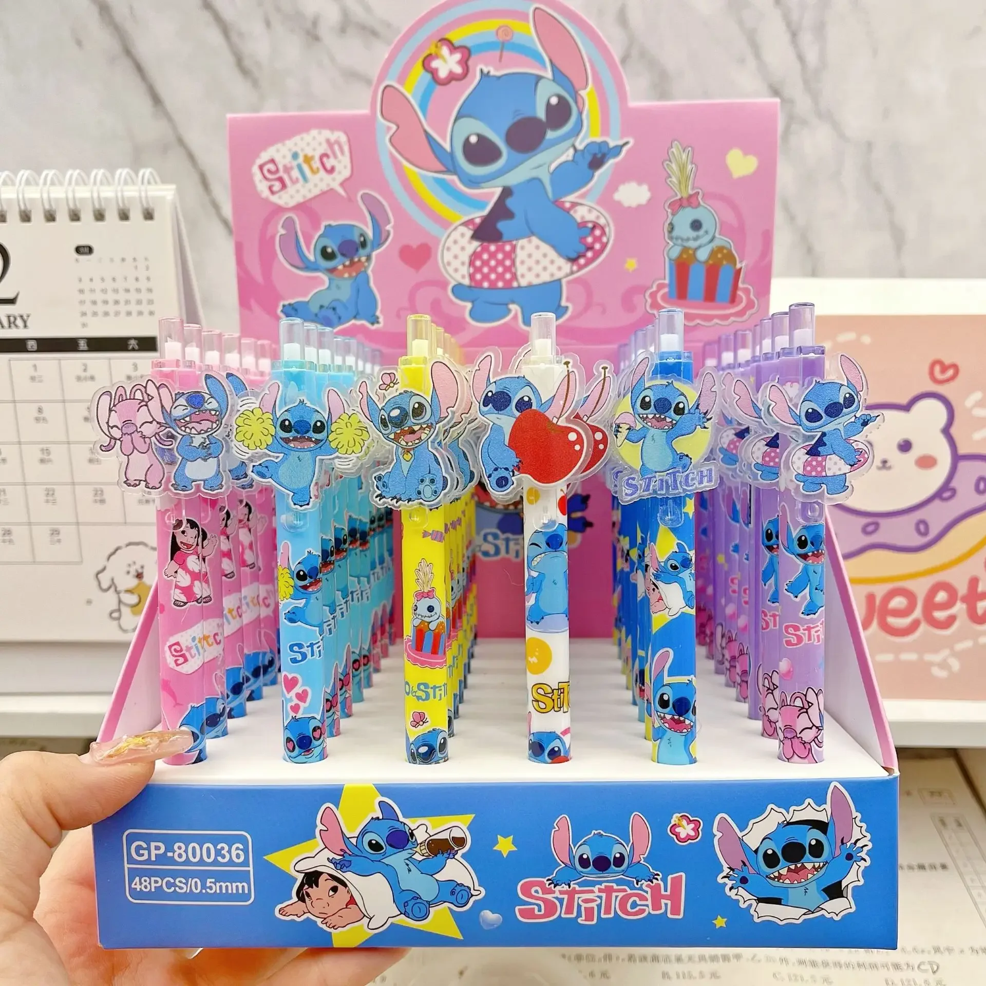 Disney Stitch Gel Pens Set Cartoon Patch 0.5mm Black Signing Pen Student School Supplies Cartoon Stitch Sticker Press Pen
Disney Stitch Gel Pens Set Cartoon Patch 0.5mm Black Signing Pen Student School Supplies Cartoon Stitch Sticker Press Pen