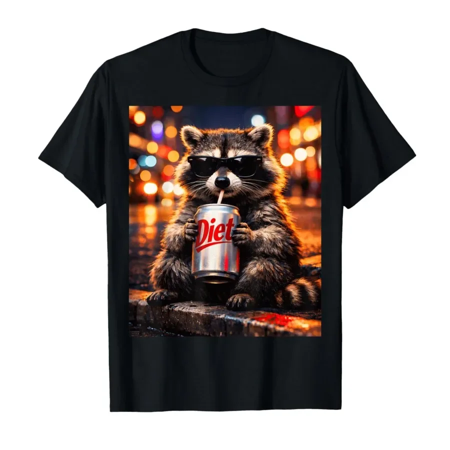 Raccoons Diet Soda Funny Animal Meme Genz Dank Raccoon Meme T-shirt For Men Women 100% Cotton T Shirts Short Sleeve Tops 0410-2
Raccoons Diet Soda Funny Animal Meme Genz Dank Raccoon Meme T-shirt For Men Women 100% Cotton T Shirts Short Sleeve Tops 0410-2