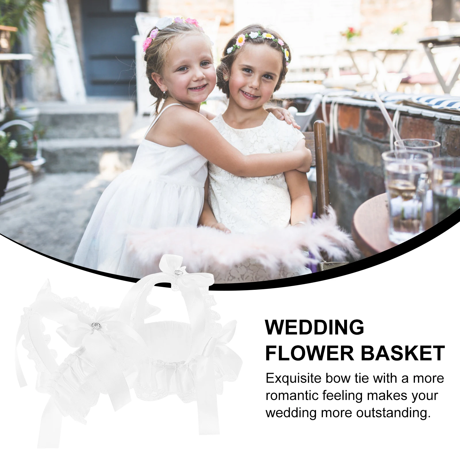 2 pcs Wedding Wedding Flower Baskets Fabric Bow Decorations Romantic Lace Storage Baskets Banquet Party Supplies
2 pcs Wedding Wedding Flower Baskets Fabric Bow Decorations Romantic Lace Storage Baskets Banquet Party Supplies