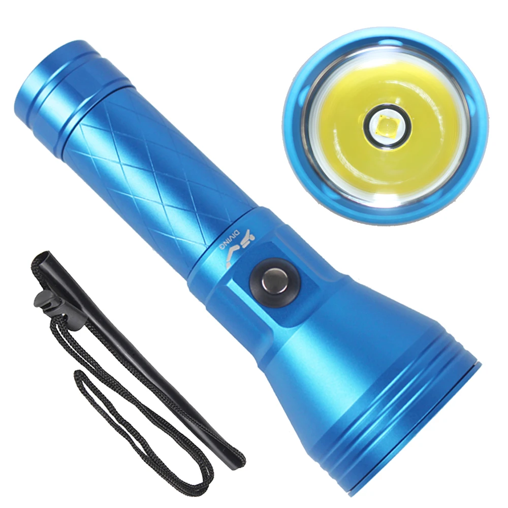 Super Bright Diving LED Flashlights 30W Underwater 150 Meters IPX8 Waterproof Hunt Lantern Professional Diving Spearfishing Ligh
Super Bright Diving LED Flashlights 30W Underwater 150 Meters IPX8 Waterproof Hunt Lantern Professional Diving Spearfishing Ligh