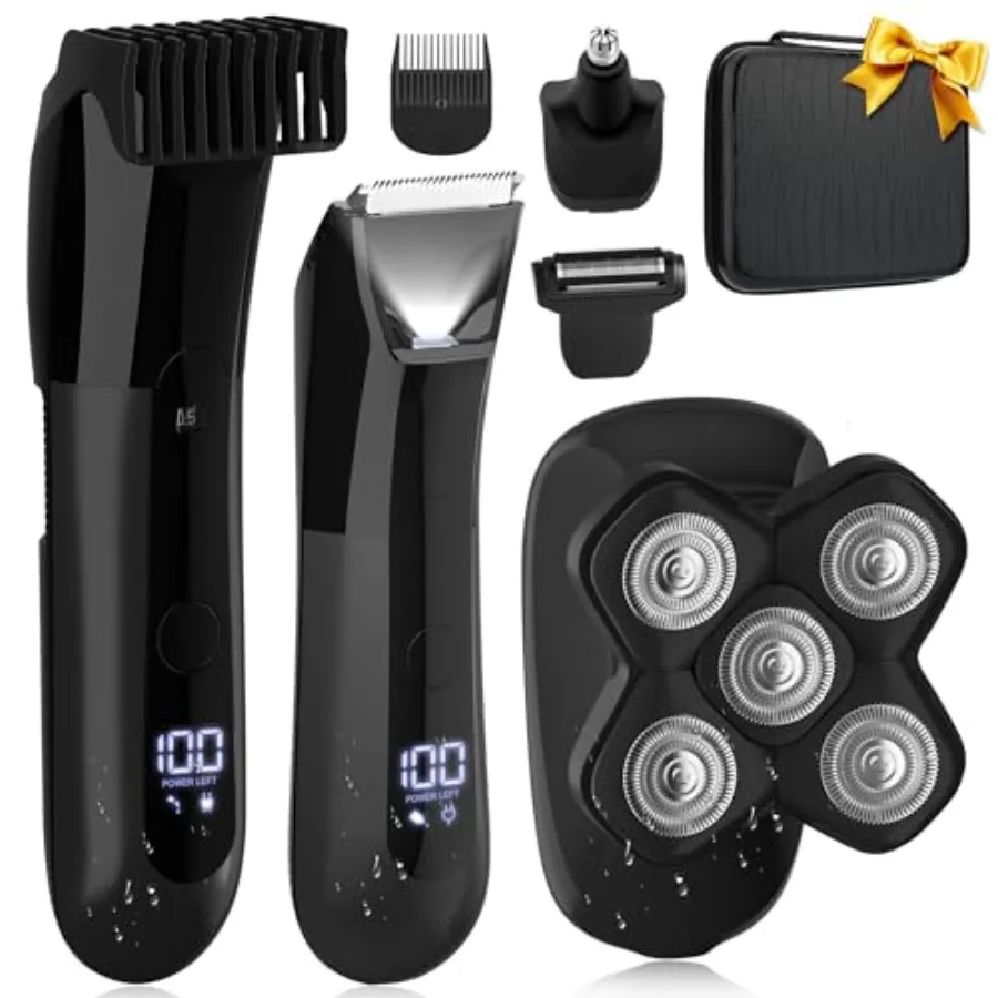 Manscape 5 in 1 Men's Grooming Kit Beard Trimmer for Men Groin and Body Hair Trimmer Nose and Ear Hair Clippers 5D Electric Raz
Manscape 5 in 1 Men's Grooming Kit Beard Trimmer for Men Groin and Body Hair Trimmer Nose and Ear Hair Clippers 5D Electric Raz