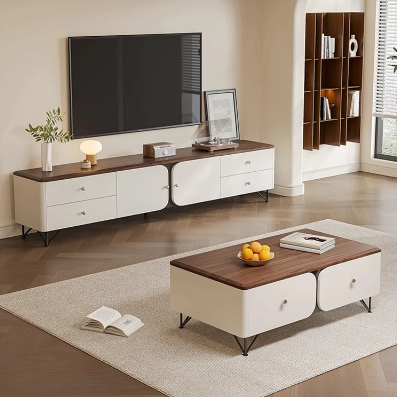 Light Luxury TV Cabinet Modern Simple Rounded Corner Coffee Table Living Room Household Small Apartment Floor Mueble Salon Tv
Light Luxury TV Cabinet Modern Simple Rounded Corner Coffee Table Living Room Household Small Apartment Floor Mueble Salon Tv