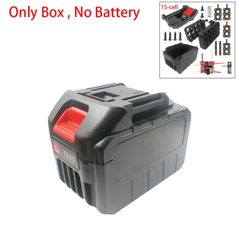 15-cell Battery Plastic Case with Power Display for Makita Lomvum Zhipu Hongsong Jingmi 18V Lithium Battery PCB Protection Case
15-cell Battery Plastic Case with Power Display for Makita Lomvum Zhipu Hongsong Jingmi 18V Lithium Battery PCB Protection Case