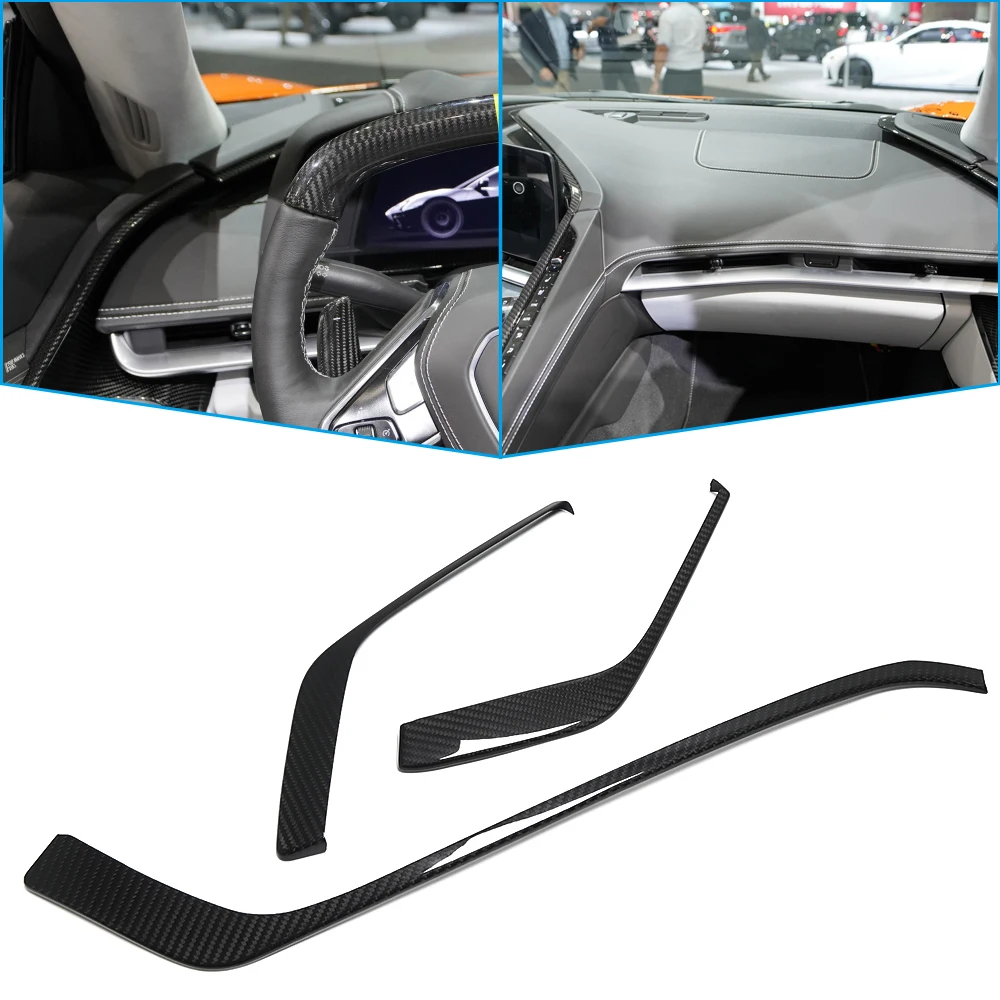 Carbon Fiber Interior Dashboard Side Console Control Panel Cover Trim for Chevrolet C8 Corvette Stingray Z51 2020 2021 2022 2023
Carbon Fiber Interior Dashboard Side Console Control Panel Cover Trim for Chevrolet C8 Corvette Stingray Z51 2020 2021 2022 2023