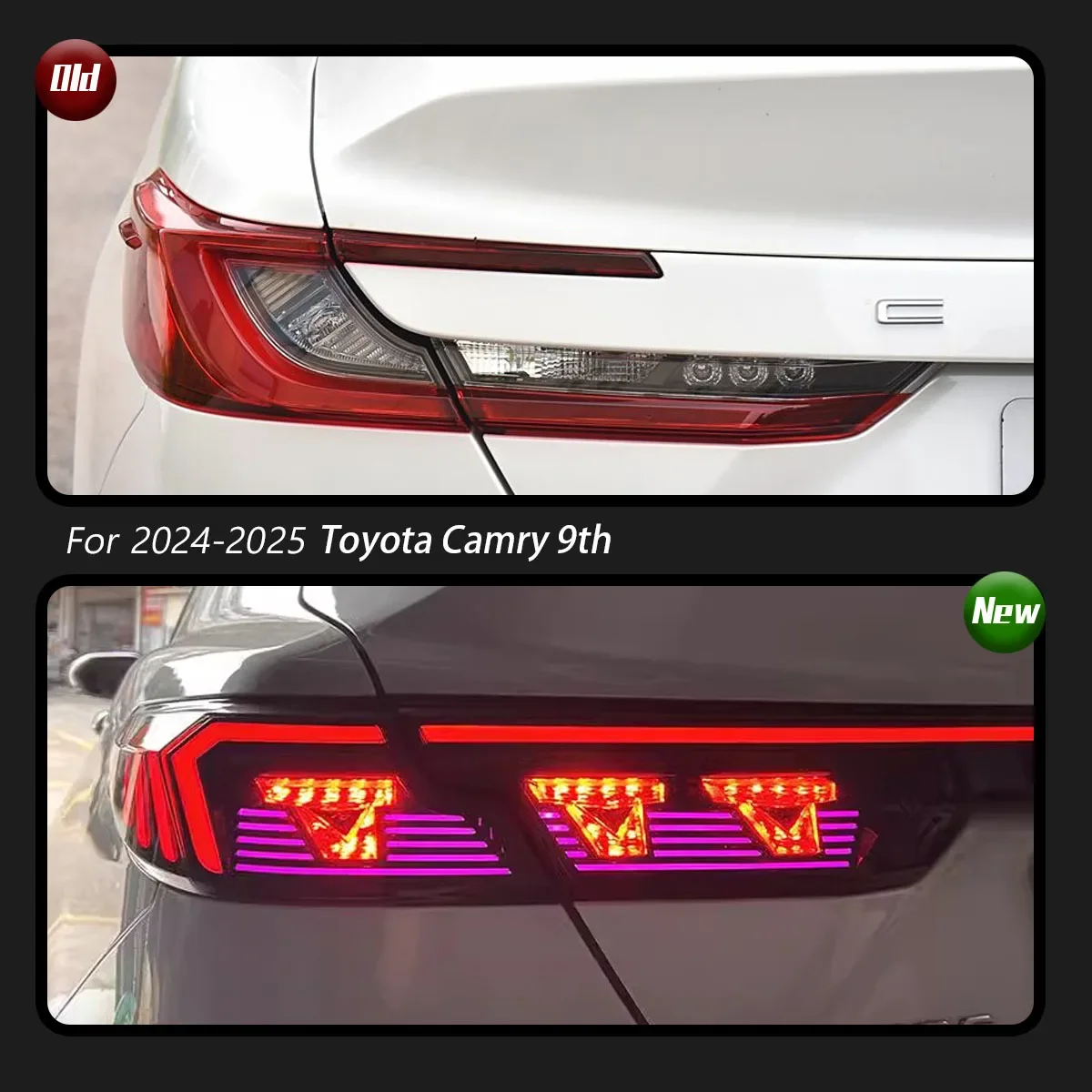 Автомобильные фары TYPY для Toyota Camry 9th RGB задний фонарь светодиодный проектор задний фонарь дневные ходовые огни автомобильные аксессуары 2024-2025
Автомобильные фары TYPY для Toyota Camry 9th RGB задний фонарь светодиодный проектор задний фонарь дневные ходовые огни автомобильные аксессуары 2024-2025