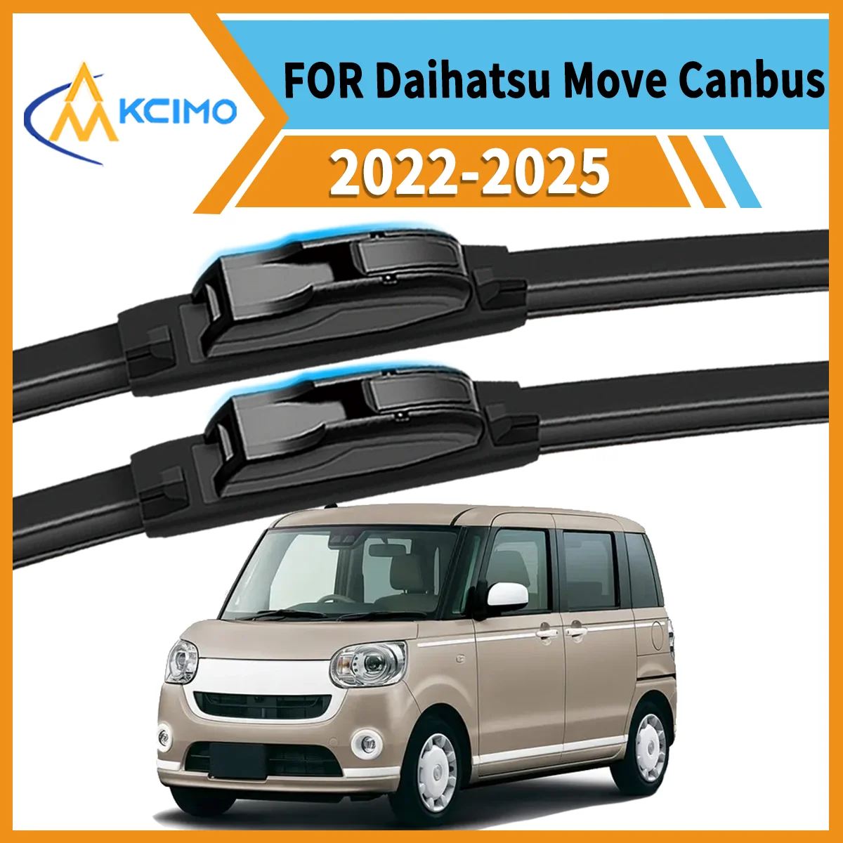 Front Wiper Blade Set(Pair) For Daihatsu Move Canbus LA850 2022-2025 Windshield Wipers Long-Lasting Easy Install
Front Wiper Blade Set(Pair) For Daihatsu Move Canbus LA850 2022-2025 Windshield Wipers Long-Lasting Easy Install