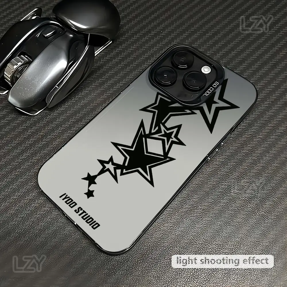 Креативный чехол для телефона Black Stars для iPhone 16, 15, 14, 13, 12, 11 Pro/Max/Plus, противоударный задний чехол с защитой от отпечатков пальцев
Креативный чехол для телефона Black Stars для iPhone 16, 15, 14, 13, 12, 11 Pro/Max/Plus, противоударный задний чехол с защитой от отпечатков пальцев