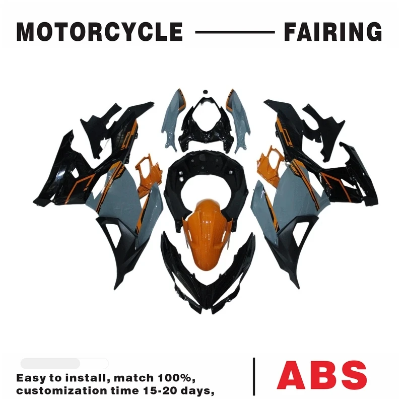 Grey Black Orange ABS Fairing Kit for Kawasaki Ninja 400 EX400 2018 19-2022 2023
Grey Black Orange ABS Fairing Kit for Kawasaki Ninja 400 EX400 2018 19-2022 2023