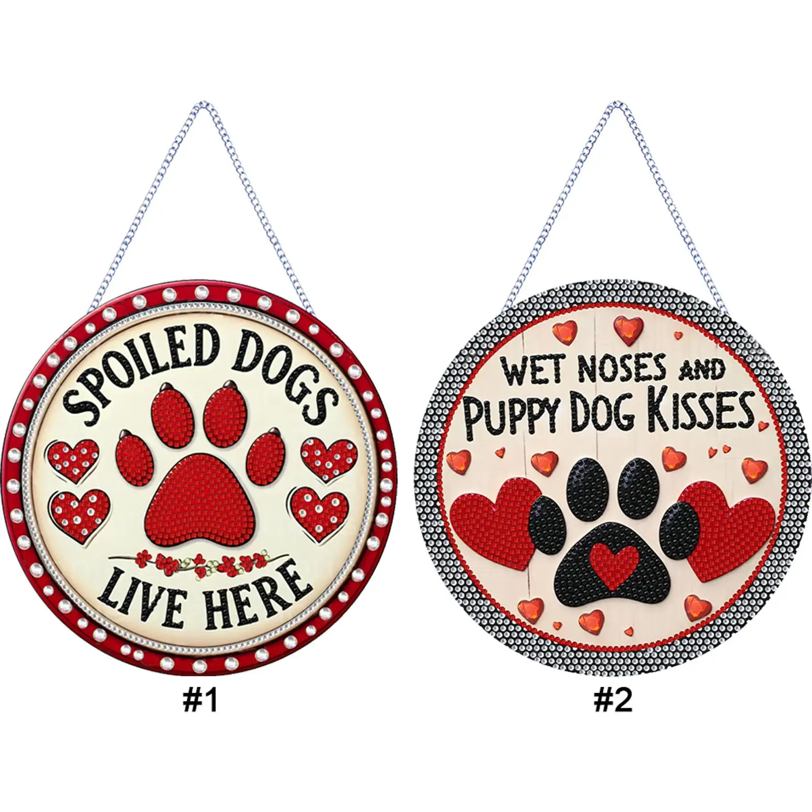 Suncatcher Diamond Painting Hanging Pendant Colorful Dog Paw Crystal Painting Ornaments Animal Home Windows Decor
Suncatcher Diamond Painting Hanging Pendant Colorful Dog Paw Crystal Painting Ornaments Animal Home Windows Decor