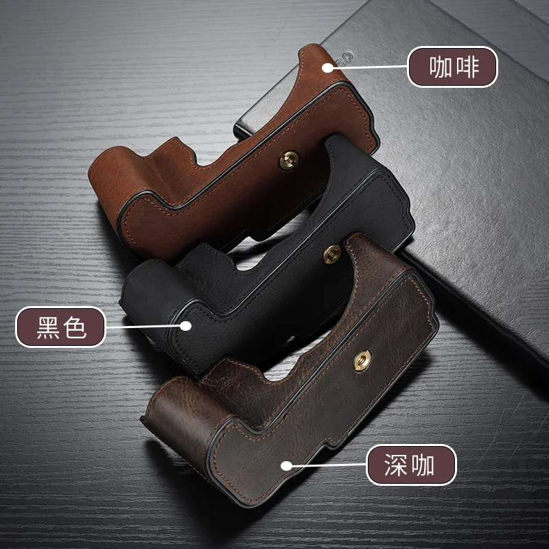 GFX50S Camera Case Genuine Leather Camera Bag Half Case Body For Fujifilm GFX50S II GFX50R GFX100S GFX50S
GFX50S Camera Case Genuine Leather Camera Bag Half Case Body For Fujifilm GFX50S II GFX50R GFX100S GFX50S