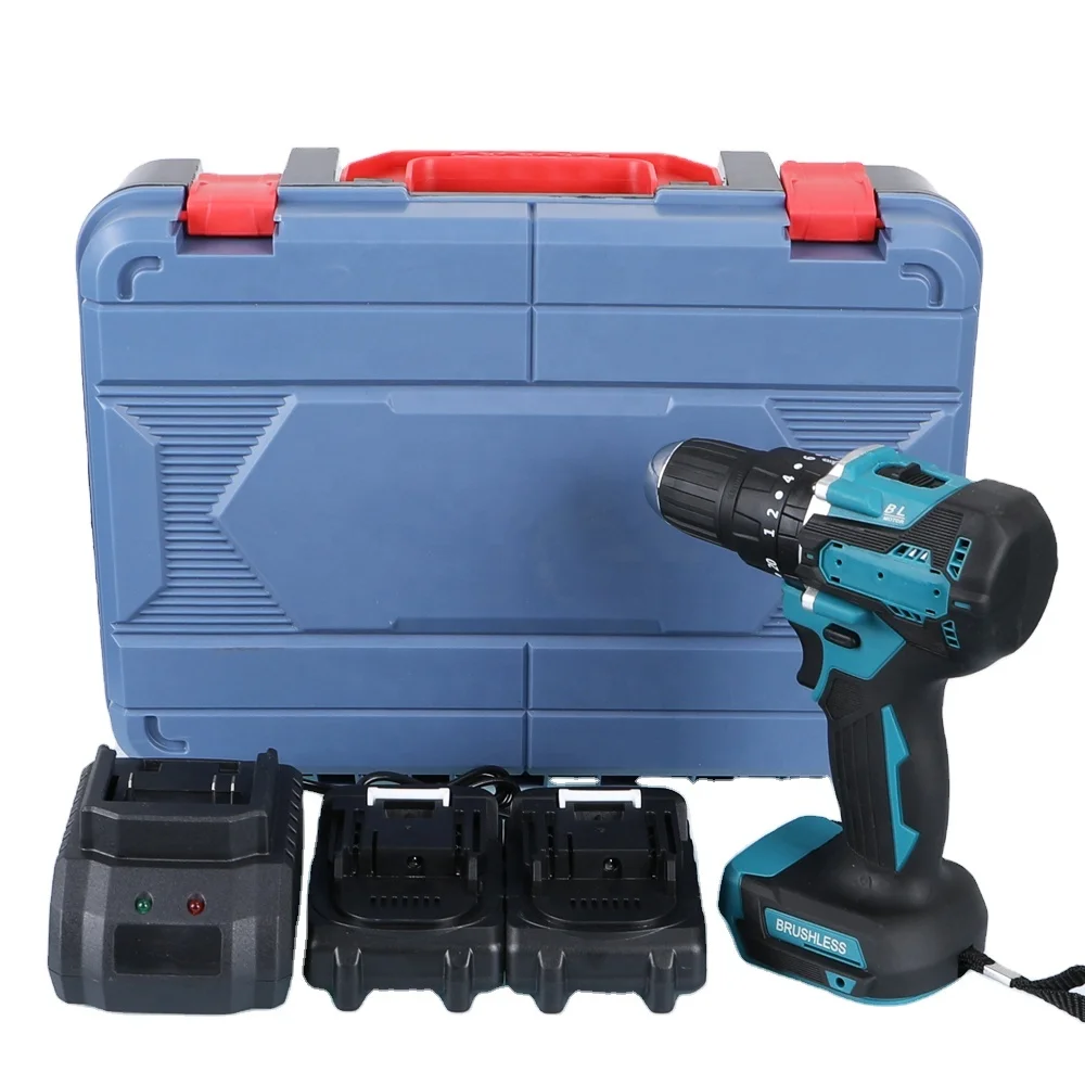 Cordless Compact Electric Power Drilling Tools 10mm Combi Drill Quick Change 18V 20V Lithuim-Ion Battery Brushless Motor
Cordless Compact Electric Power Drilling Tools 10mm Combi Drill Quick Change 18V 20V Lithuim-Ion Battery Brushless Motor