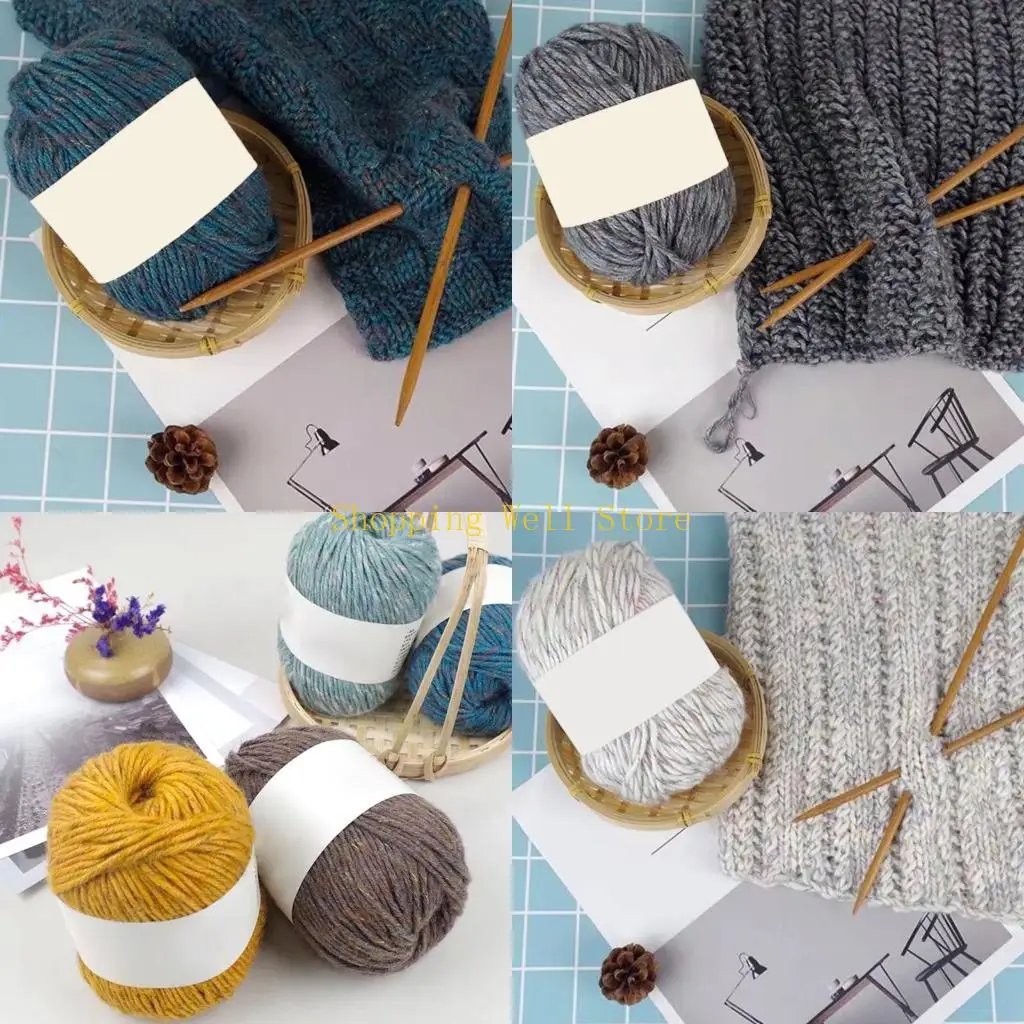 KX4B Skein Wool Yarn Bundle for Crafting Accessories and Children Knit Blankets
KX4B Skein Wool Yarn Bundle for Crafting Accessories and Children Knit Blankets