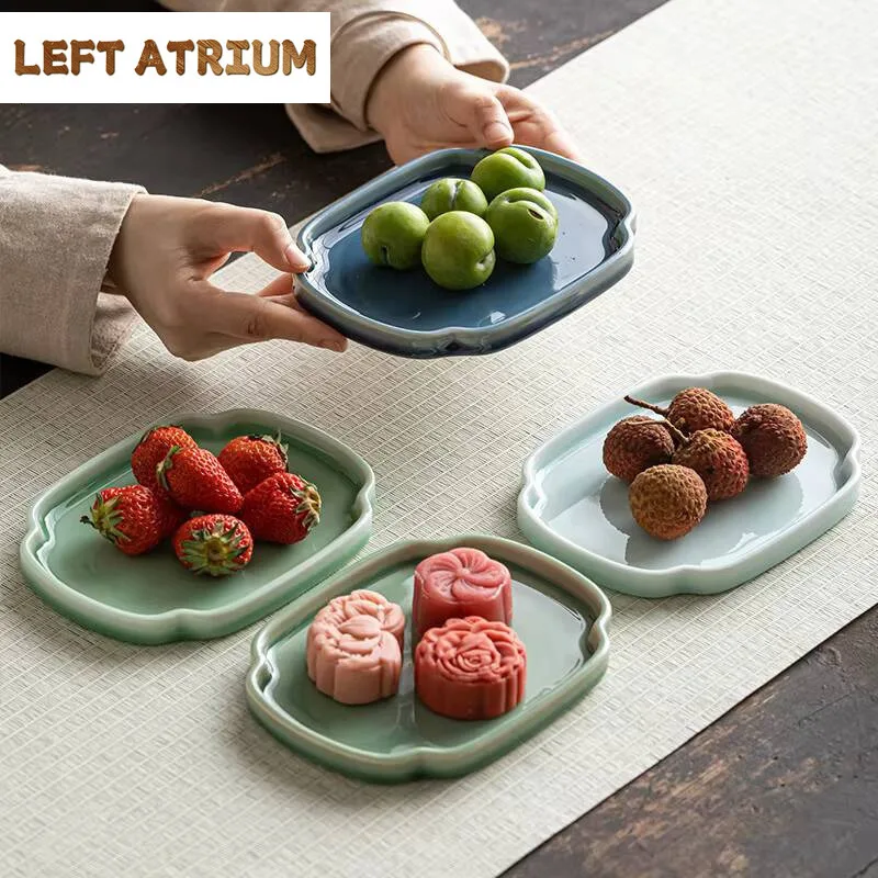 Retro Square Porcelain Pot Dry Bubble Table Chinese Dim Sum Fruit Plate Teaware Accessories Ceramic Exquisite Tea Snack Dish
Retro Square Porcelain Pot Dry Bubble Table Chinese Dim Sum Fruit Plate Teaware Accessories Ceramic Exquisite Tea Snack Dish