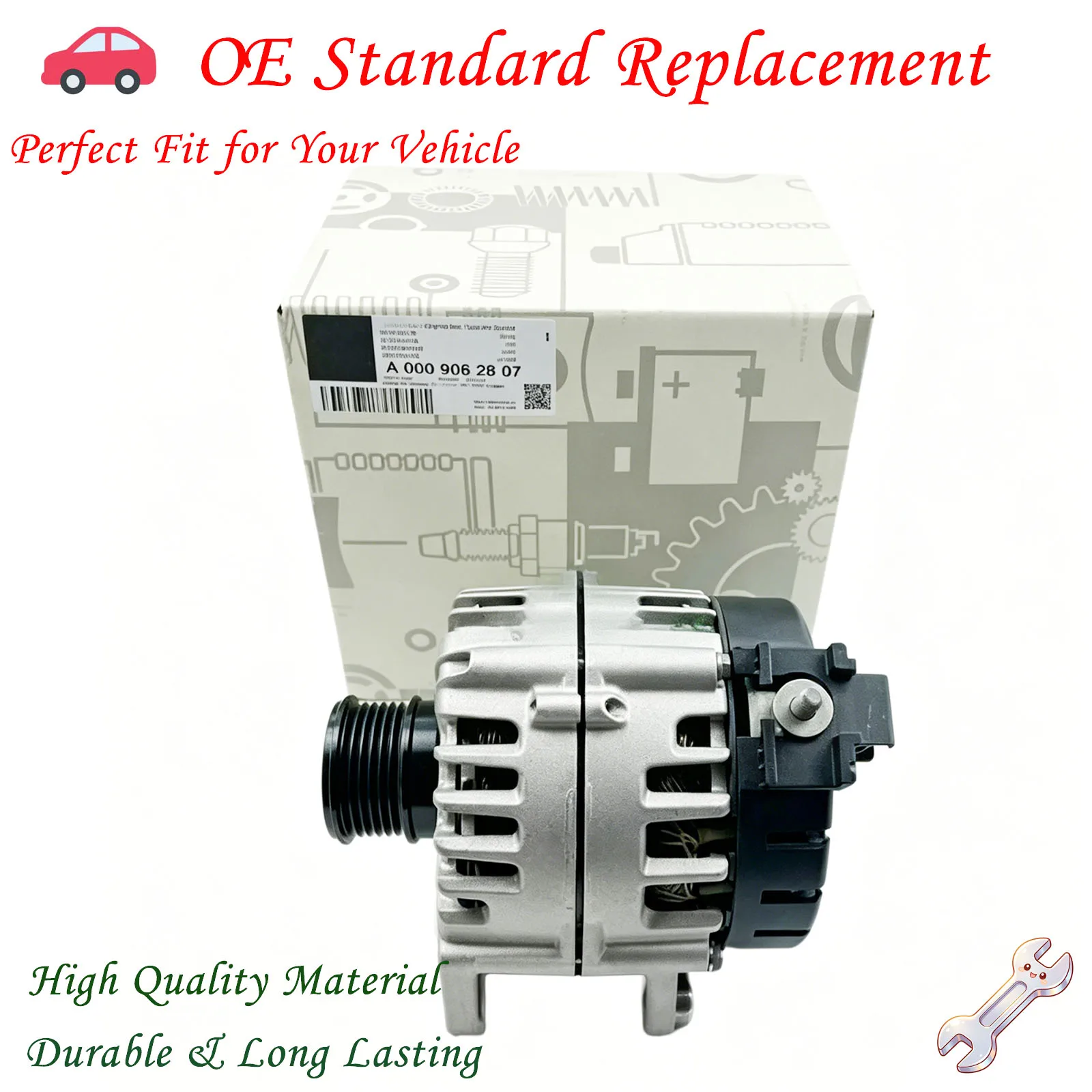 Alternator Generator Dynamo Genuine A0009062807 For Mercedes-Benz C-Class W205 E-Class W213 GLC X253 G-Class W463 0009062807
Alternator Generator Dynamo Genuine A0009062807 For Mercedes-Benz C-Class W205 E-Class W213 GLC X253 G-Class W463 0009062807
