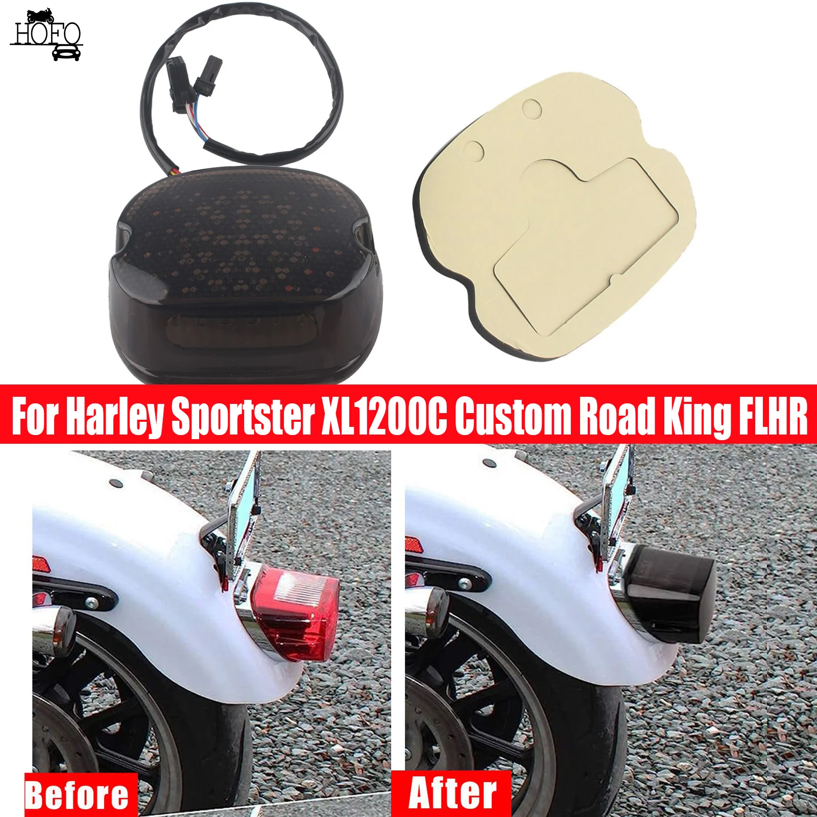 Motorcycle LED Tail Brake Turn Signal Light For Harley Touring Softail Sportster
Motorcycle LED Tail Brake Turn Signal Light For Harley Touring Softail Sportster