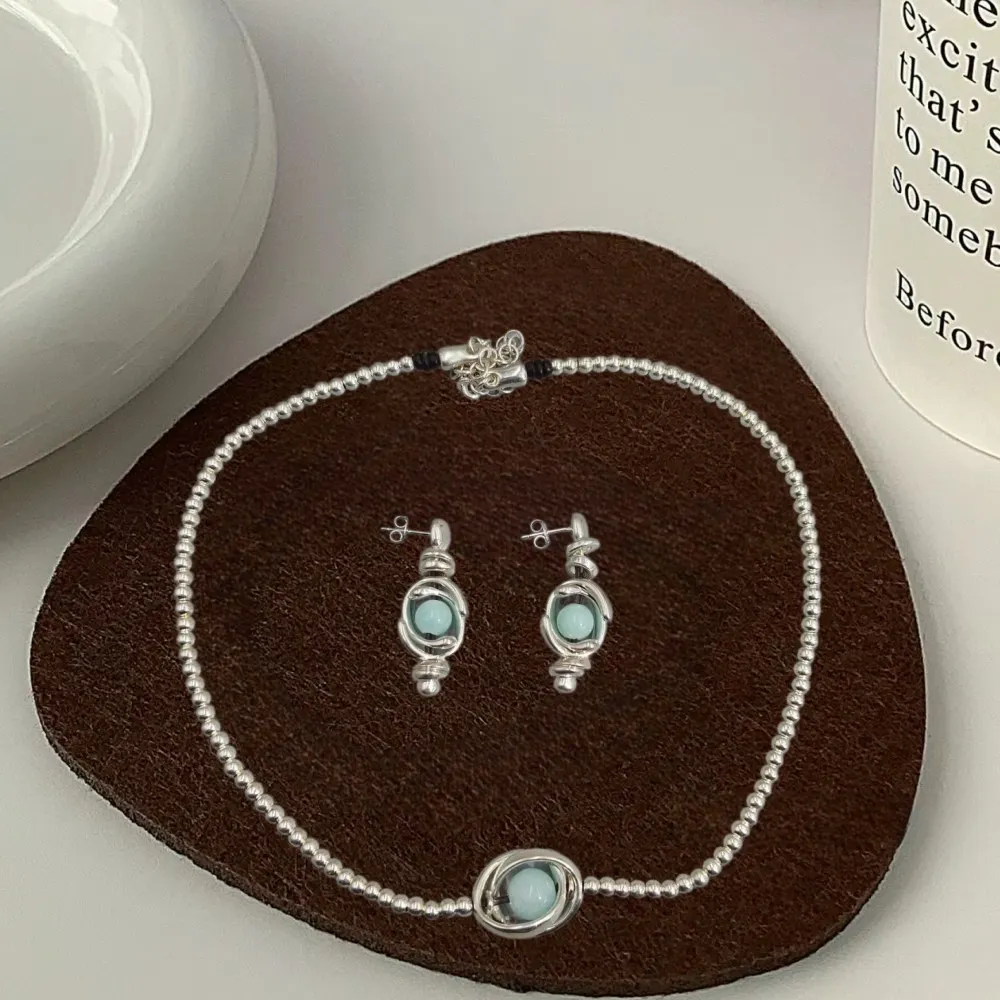 2026 Spring Mature Sexy Tianhe Stone Beaded Earrings Necklace Jewelry Two Piece Set Temperament Gift
2026 Spring Mature Sexy Tianhe Stone Beaded Earrings Necklace Jewelry Two Piece Set Temperament Gift