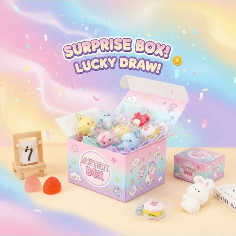 Cute Squishy Blind Box Mystery Pack | 2 Independent Random Picks | Surprise Ocean, Pig, Strawberry & Bunny Squishy Set
Cute Squishy Blind Box Mystery Pack | 2 Independent Random Picks | Surprise Ocean, Pig, Strawberry & Bunny Squishy Set
