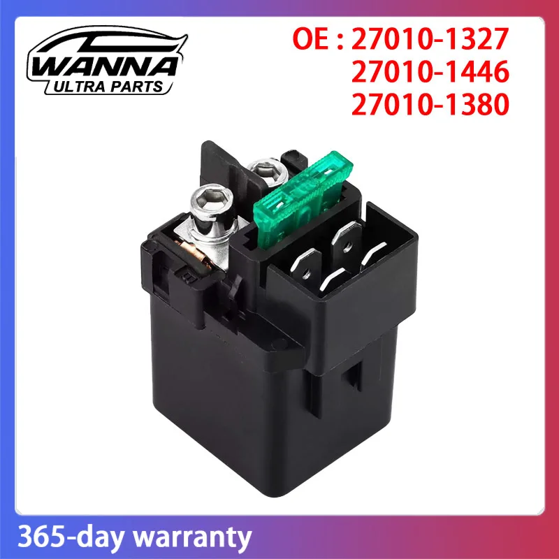 Starter Solenoid Relay 27010-1446 27010-1327 27010-1380 for KAWASAKI NINJA ZX7RR ZX-7R ZX750 ZX750P 1996-2003 270101446
Starter Solenoid Relay 27010-1446 27010-1327 27010-1380 for KAWASAKI NINJA ZX7RR ZX-7R ZX750 ZX750P 1996-2003 270101446