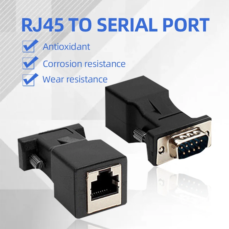 Переходник от RJ45 до последовательного порта от Rj45 до DB9, сетевой порт до 9-контактного последовательного порта к сетевому порту, адаптер для настольного компьютера
Переходник от RJ45 до последовательного порта от Rj45 до DB9, сетевой порт до 9-контактного последовательного порта к сетевому порту, адаптер для настольного компьютера