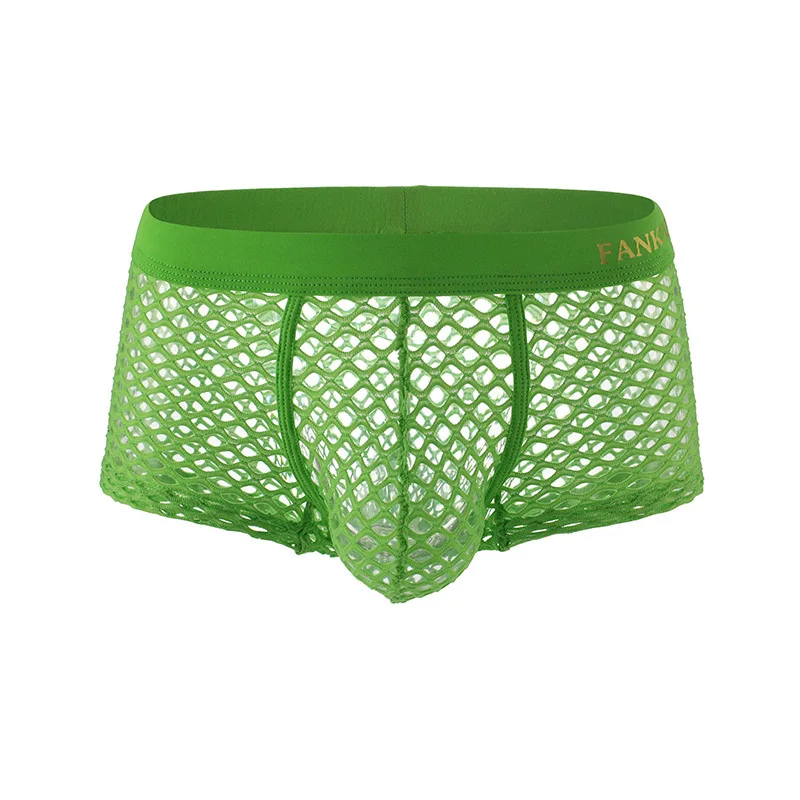 Mens Fishnet Underwear Japanese Large Mesh Sexy U Pouch Sheer Boxer Briefs Erotic Lingerie Breathable Comfortable Underpants
Mens Fishnet Underwear Japanese Large Mesh Sexy U Pouch Sheer Boxer Briefs Erotic Lingerie Breathable Comfortable Underpants
