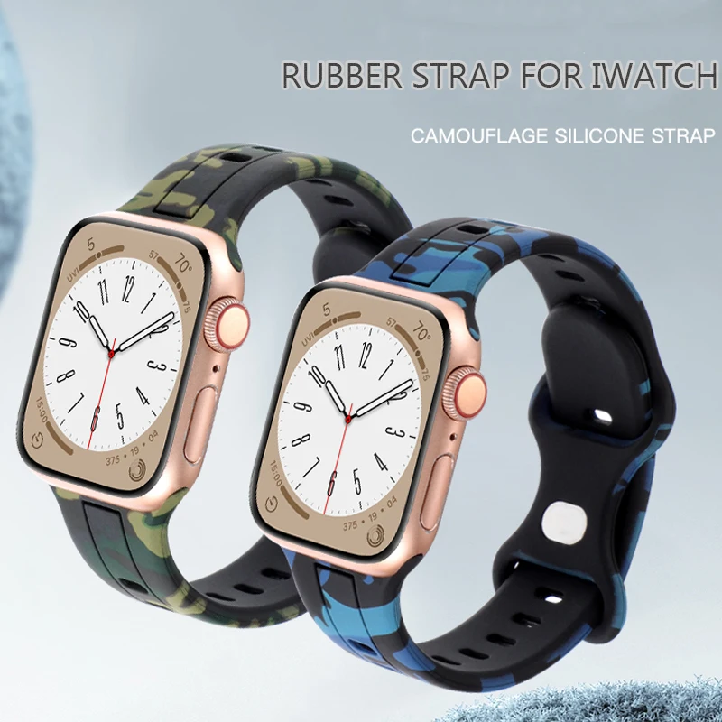 Silicone Strap For Apple Watch 45mm 49mm 41mm 40mm 38mm 42mm 44mm Sports Bracelet for iWatch Series 7 se 3 4 5 6 8 Ultra Band
Silicone Strap For Apple Watch 45mm 49mm 41mm 40mm 38mm 42mm 44mm Sports Bracelet for iWatch Series 7 se 3 4 5 6 8 Ultra Band
