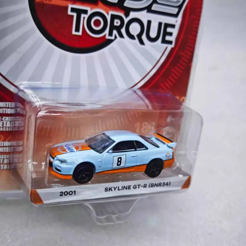 Greenlight масштаб 1/64 2001, Skyline GT-R BNR34, имитация сплава, модель автомобиля, статическая коллекция, украшенные праздничные подарки, игрушки
Greenlight масштаб 1/64 2001, Skyline GT-R BNR34, имитация сплава, модель автомобиля, статическая коллекция, украшенные праздничные подарки, игрушки
