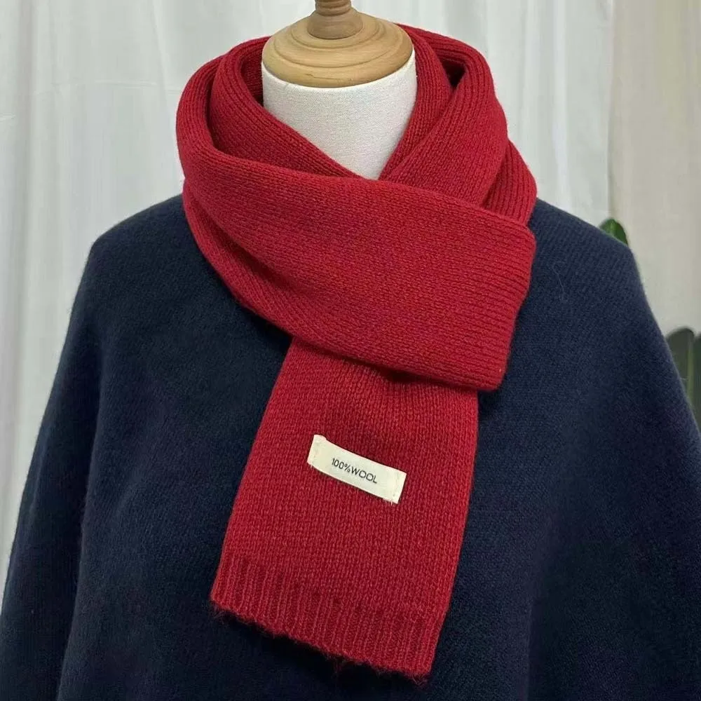 Gifts Solid Color Knitting Wool Scarf Soft Windproof Long Thickened Neckscarf Cold-proof Classic Winter Warmer Scarf Outdoor
Gifts Solid Color Knitting Wool Scarf Soft Windproof Long Thickened Neckscarf Cold-proof Classic Winter Warmer Scarf Outdoor