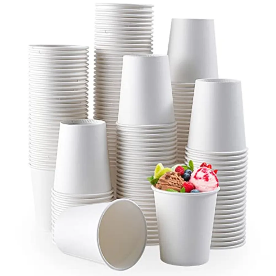 600 Pack Paper Cups, Disposable Bathroom Mouthwash White Hot Drinking Cups for Home, School and Office
600 Pack Paper Cups, Disposable Bathroom Mouthwash White Hot Drinking Cups for Home, School and Office