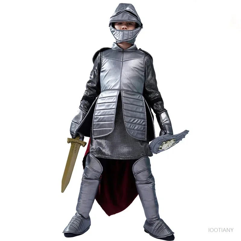 Halloween Party Children Royal Warrior Warrior Armor Costume Boy Soldier Medieval Roman Knight Role Play Carnival Fancy Dress
Halloween Party Children Royal Warrior Warrior Armor Costume Boy Soldier Medieval Roman Knight Role Play Carnival Fancy Dress