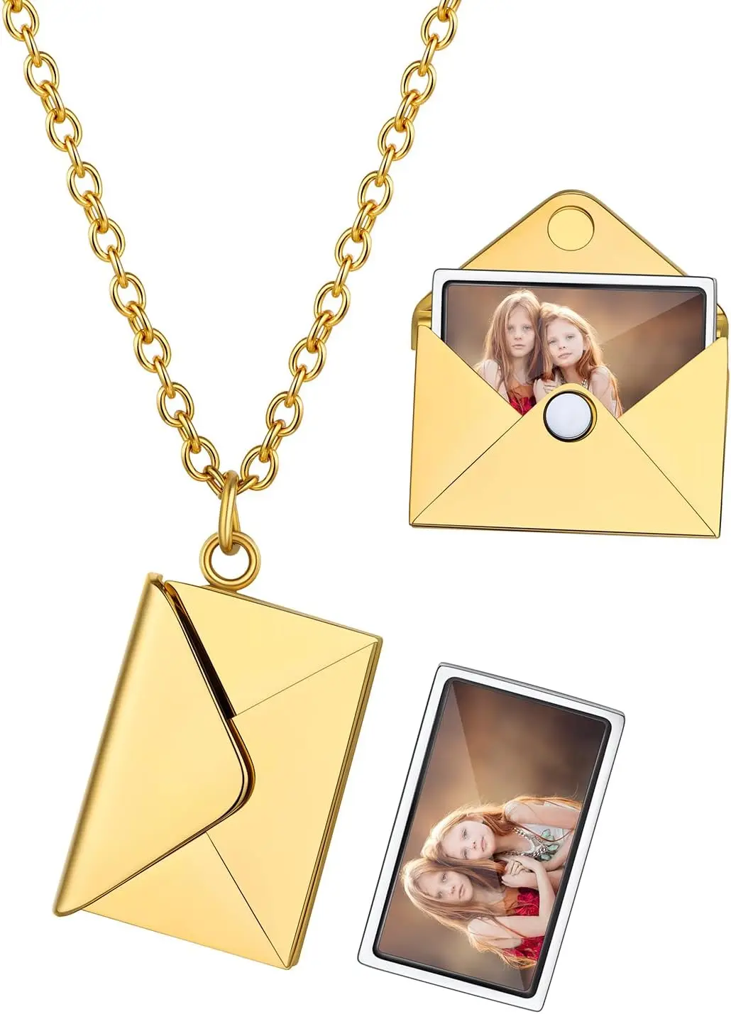 Personalized Locket Necklace Envelope Love Letter with Photo Message Engraved for Stainless Steel Pendant Jewelry Gifts
Personalized Locket Necklace Envelope Love Letter with Photo Message Engraved for Stainless Steel Pendant Jewelry Gifts