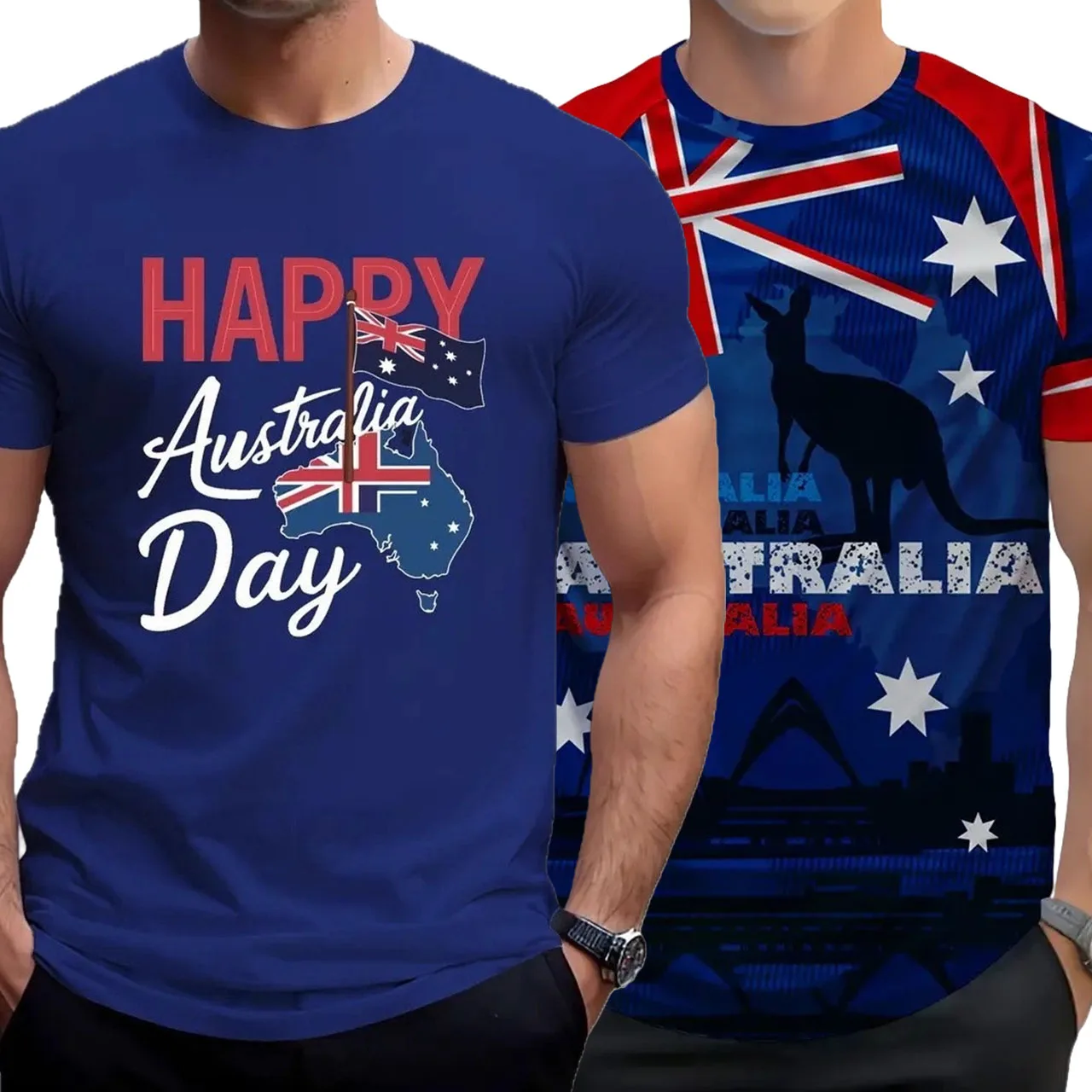 New Fashion Australian Printed Round Neck T-shirt for Adults/Children Fast Drying Breathable Sports Running Fitness Training Top
New Fashion Australian Printed Round Neck T-shirt for Adults/Children Fast Drying Breathable Sports Running Fitness Training Top