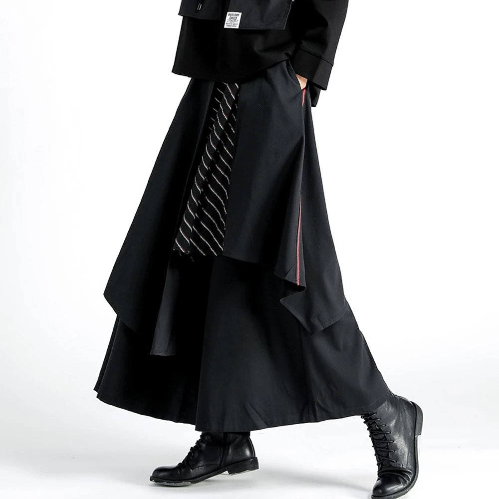 Y2k Skirt Pants Irregular Double Layer Striped Patchwork Samurai Pants Genderless Streetwear Fashion Youth Trendy Casual Unisex
Y2k Skirt Pants Irregular Double Layer Striped Patchwork Samurai Pants Genderless Streetwear Fashion Youth Trendy Casual Unisex