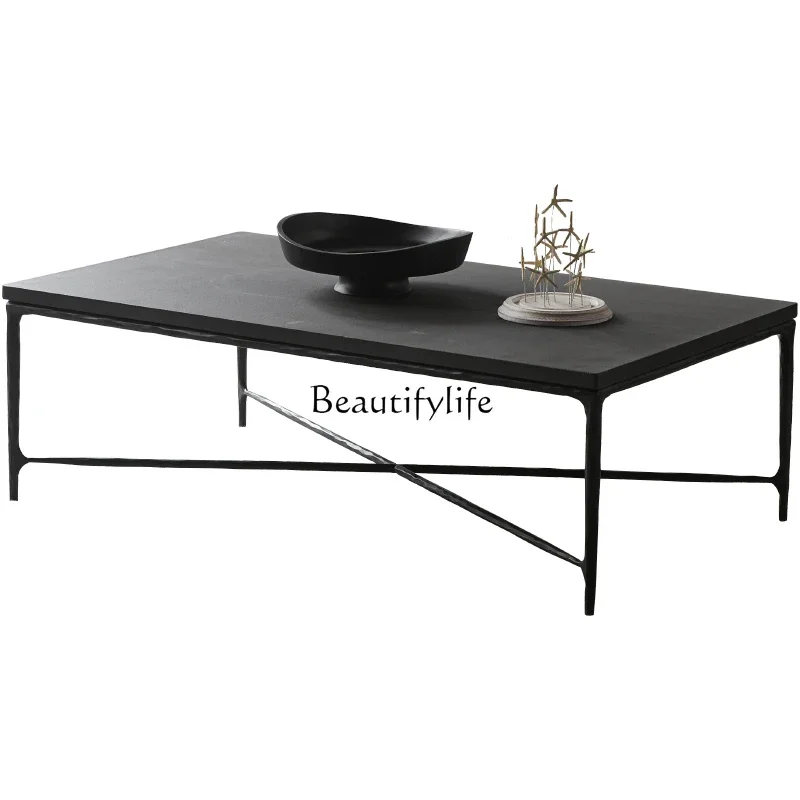 LNordic Modern Light Luxury Coffee Table Old Industrial Style Iron Imported Cement Coffee Table 
LNordic Modern Light Luxury Coffee Table Old Industrial Style Iron Imported Cement Coffee Table