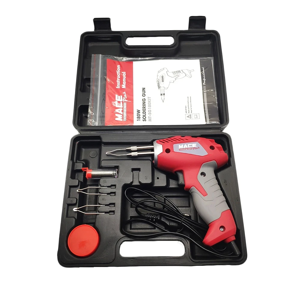 180W Electric Soldering Iron Fast Thermal Welding Tools Handheld Solder EU Plug 220-240V Automatic Industrial-grade High-power
180W Electric Soldering Iron Fast Thermal Welding Tools Handheld Solder EU Plug 220-240V Automatic Industrial-grade High-power