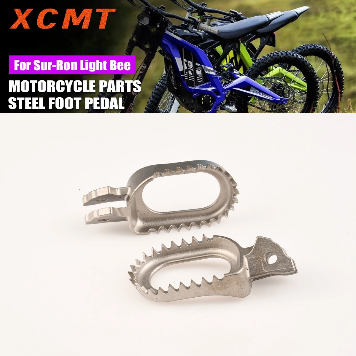 Electric Off-Road Motorcycle For Sur-Ron Surron Light Bee S Light Bee X Stainless Steel Foot Pedals Anti-Slip Foot Pedal
Electric Off-Road Motorcycle For Sur-Ron Surron Light Bee S Light Bee X Stainless Steel Foot Pedals Anti-Slip Foot Pedal