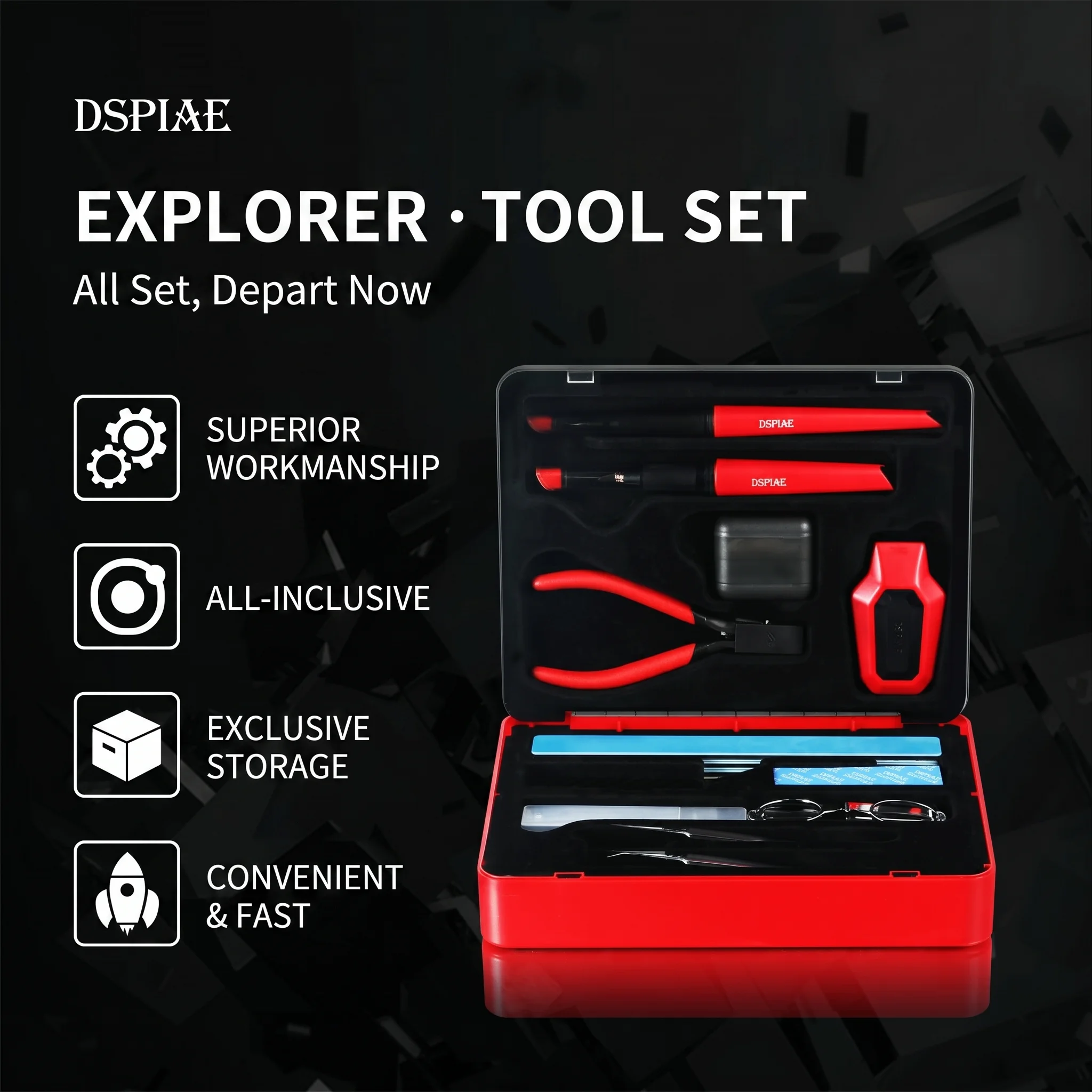 DSPIAE TC-S01 Departuretool Combo Multifunctional Model Tool SET,Multifunctional Model