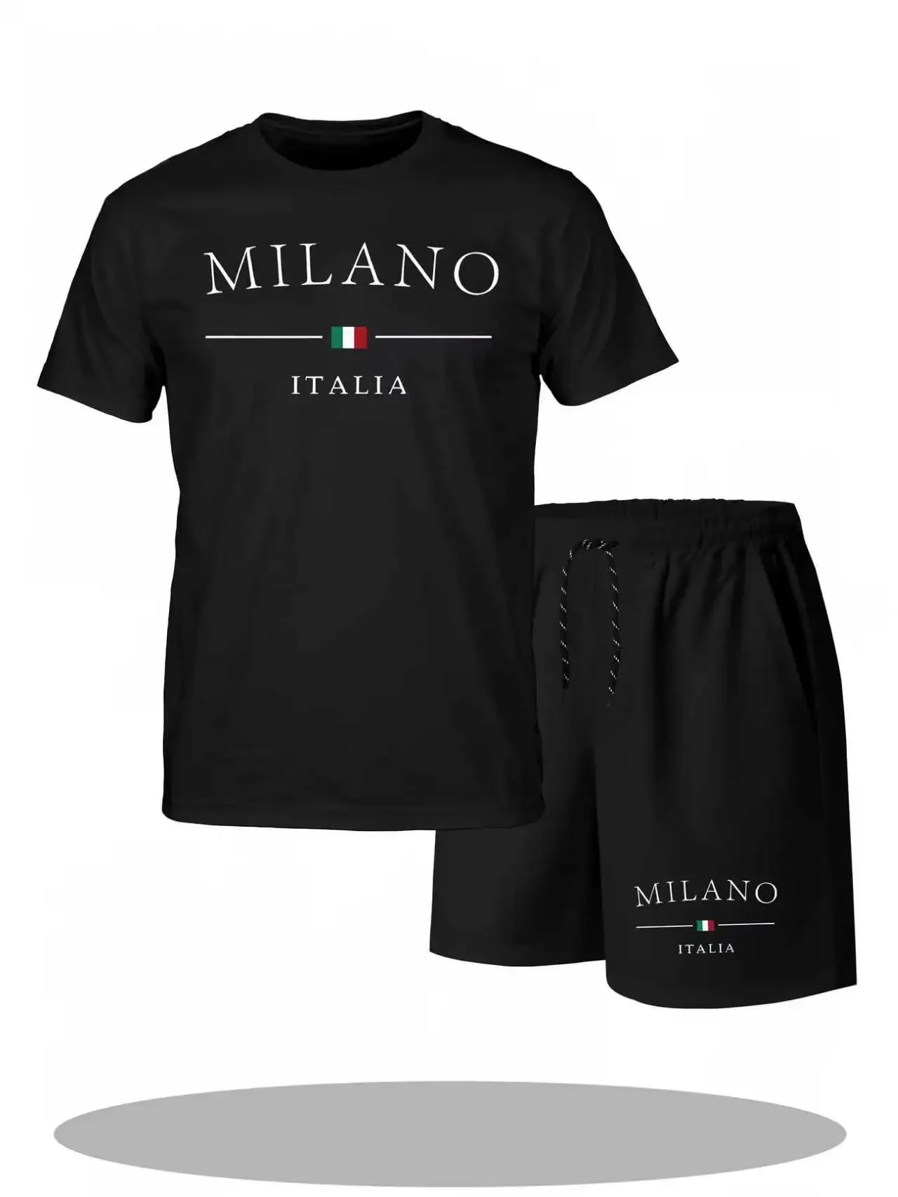 Survêtement pou homme pièces Ensemble short et t-shirt à col rond à manches courtes pour homme tenue de course grande taille,
Survêtement pou homme pièces Ensemble short et t-shirt à col rond à manches courtes pour homme tenue de course grande taille,